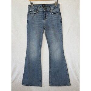 BDG Urban Outfitters Flare Jeans Size 26x31 Medium Wash Mid Rise Boho Rodeo